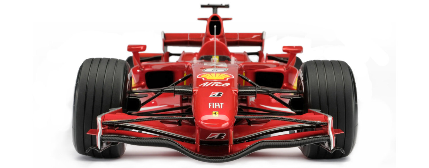 The Ferrari F2007 replica - nose cone & front wing
