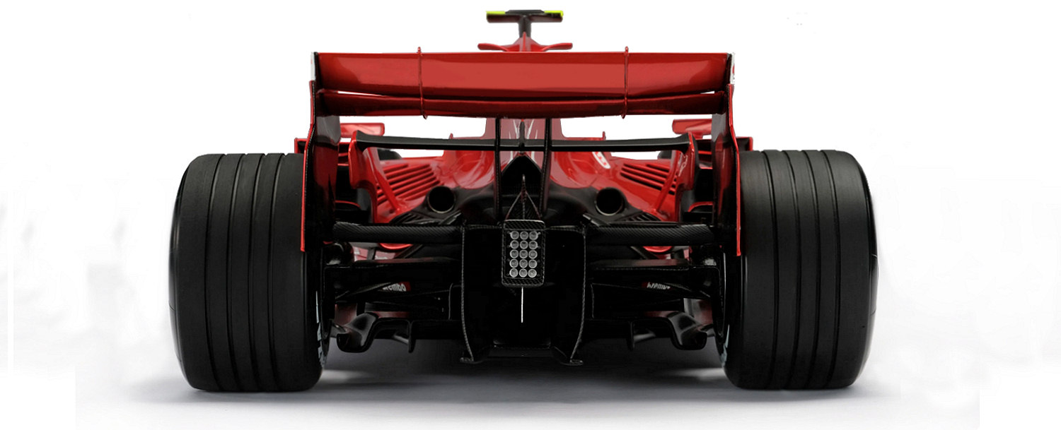 Ferrari showcar, rear wing & suspension detail