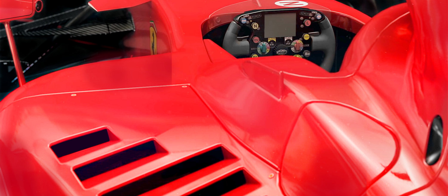 Ferrari FF1 showcar cockpit detail